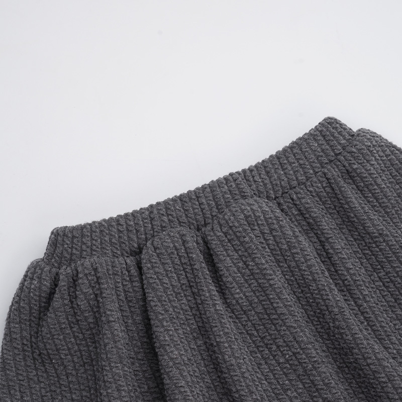 婴姿坊女童简约纯色打底裤韩版短裙 深灰色 80-120cm 1-6岁宝宝