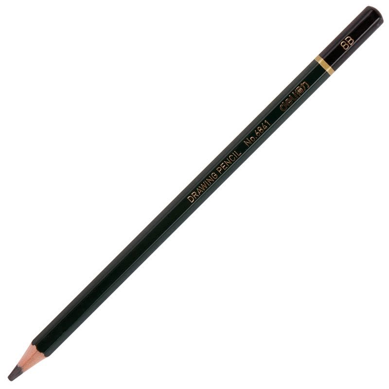 得力(deli)6841-8B绘图素描铅笔(12支/盒 2盒)美术写生绘画铅笔 素描铅笔 绘图绘画铅笔 学生用手绘画笔图片