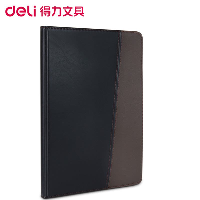 得力(deli)7910皮面笔记本16K/120页 商务办公皮面本会议记录本 记事本 日记本 笔记本本子图片