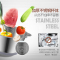 奥克斯(AUX) 绞肉机 HX-J100家用电动不锈钢 全自动剁辣椒碎肉搅肉机