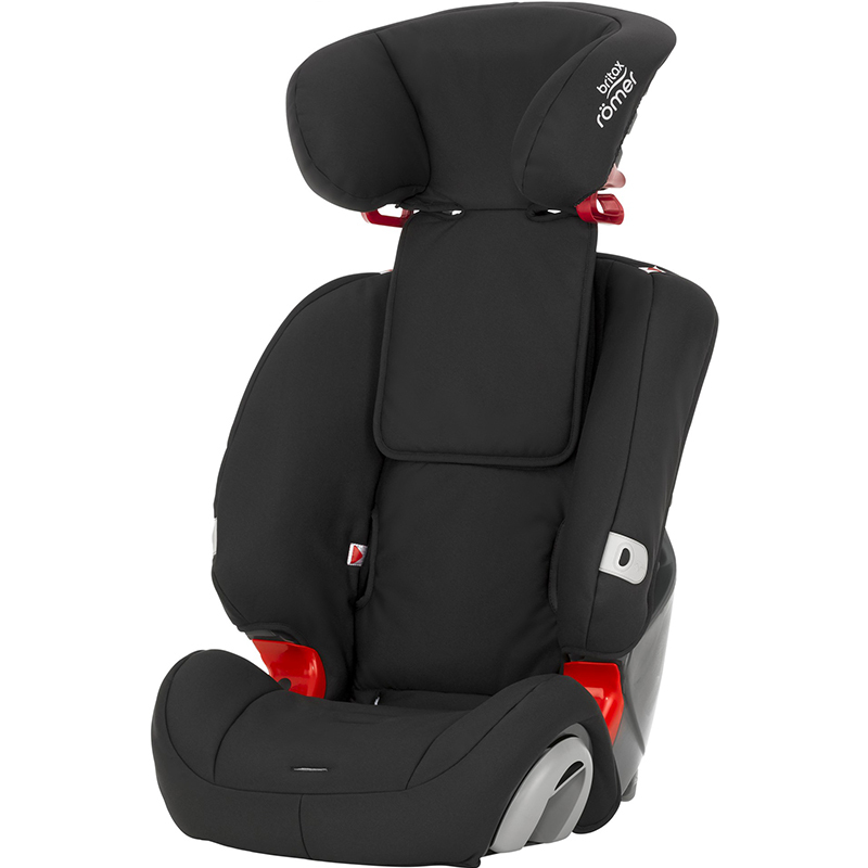 britax 宝得适 百变王 儿童汽车安全座椅 安全带固定 EVOLVA 1-2-3 黑色 红色 9KG-18KG