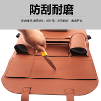 [汽车用品]汽车靠背收纳袋悬挂式后座椅座挂袋车载椅背收纳置物袋儿童多功能 咖啡色