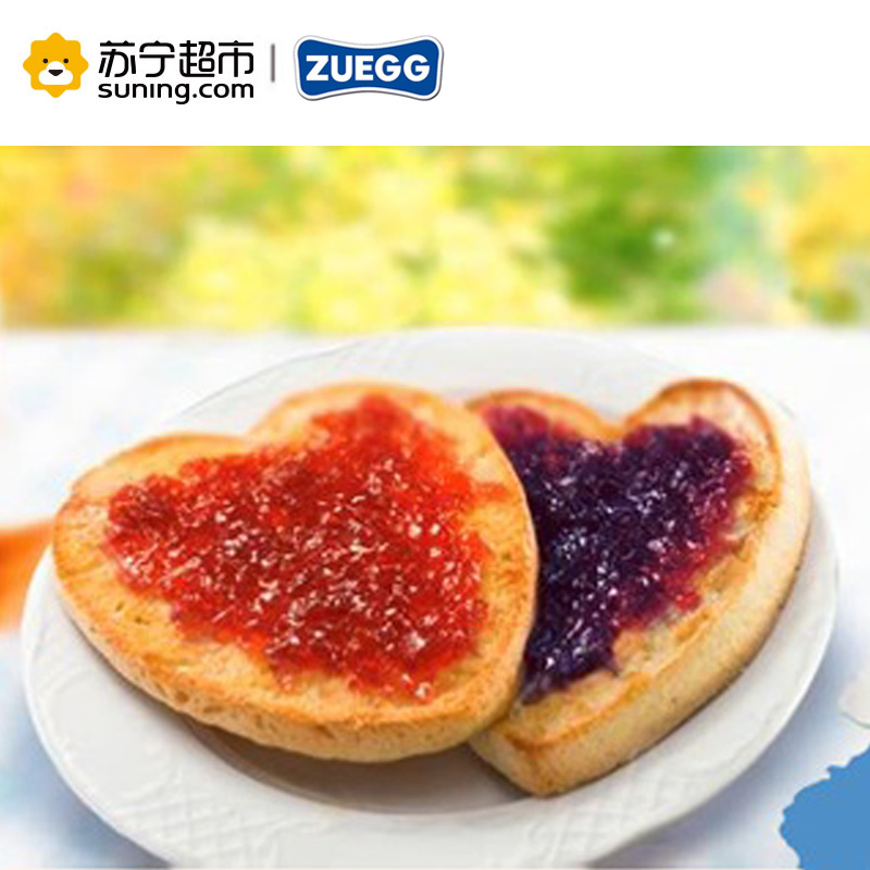 [苏宁超市]意大利进口 嘉丽ZUEGG 蓝莓果酱100g(25gx4)