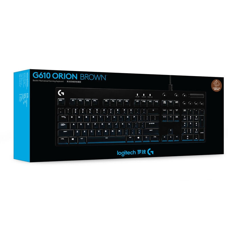 罗技(Logitech)背光机械 键盘 青轴 G610 (个)