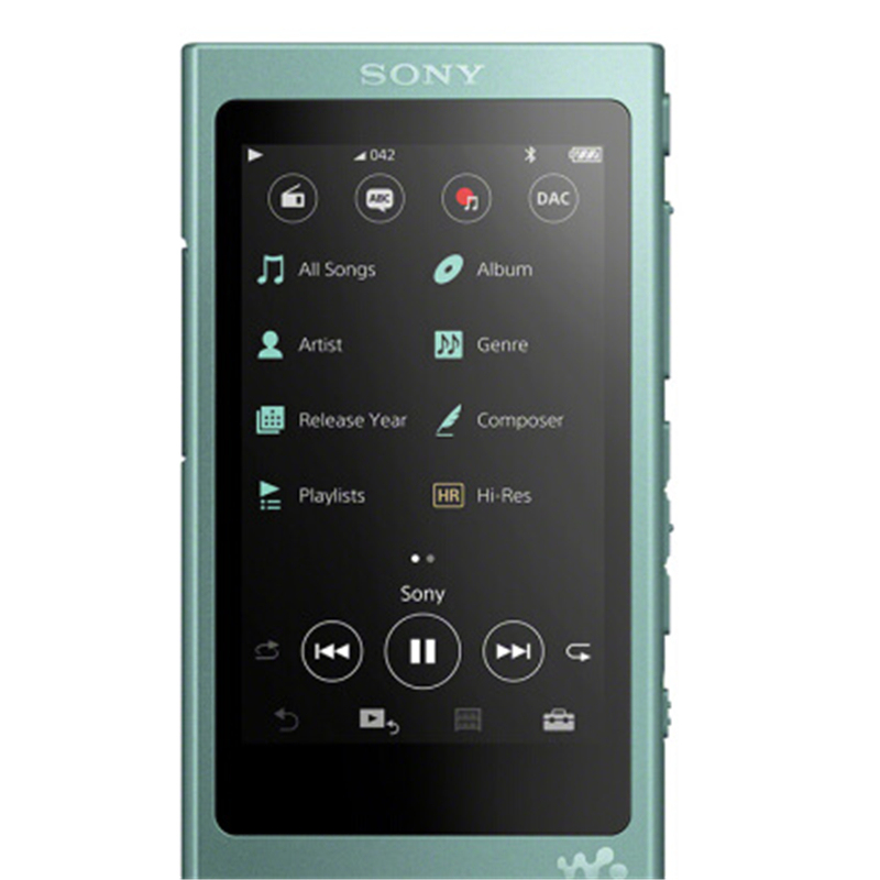 Sony/索尼 高解析度无损降噪音乐播放器16GB NW-A45(薄荷绿色) 无损音乐MP3播放器迷你降噪随身听
