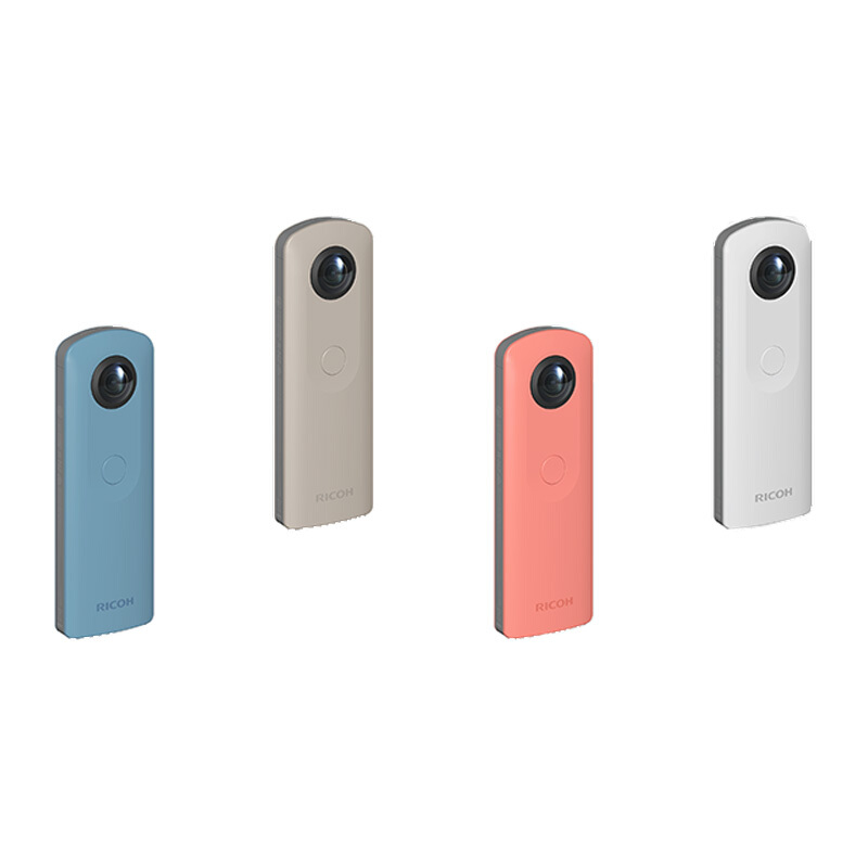 Ricoh/理光 Theta SC 360度全景摄像数码相机自拍神器 粉色 VR产品