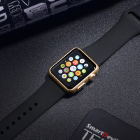 ESCASE 苹果表带Apple Watch1/2/3代表带 运动表带/休闲表带/硅胶表带 宽度38mm 黑色