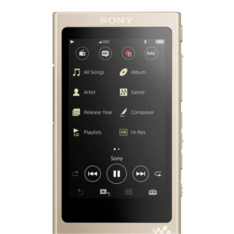Sony/索尼 高解析度无损降噪音乐播放器16GB NW-A45（浅金色） 无损音乐MP3播放器迷你降噪随身听