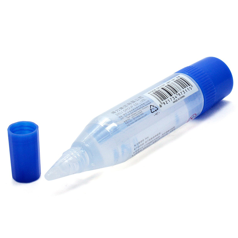 得力(deli)7311双头液体胶35ml 12瓶 大小双头 涂抹均匀 学生办公胶水 黏胶用品 胶带/胶水/胶棒