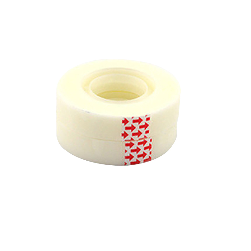 得力(deli)30111隐形透明白胶带 2卡 无痕 可书写 隐形粘贴12mm*36y*50um/卷 手撕胶带可写字