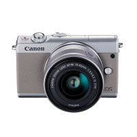 佳能(Canon) EOS M100 微单套机 (EF-M 15-45mm f/3.5-6.3 IS STM)(灰)