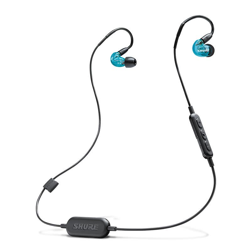 舒尔 Shure SE215SPE-BT1强劲重低音无线蓝牙入耳式运动HiFi手机耳机 通话特别版 蓝色图片