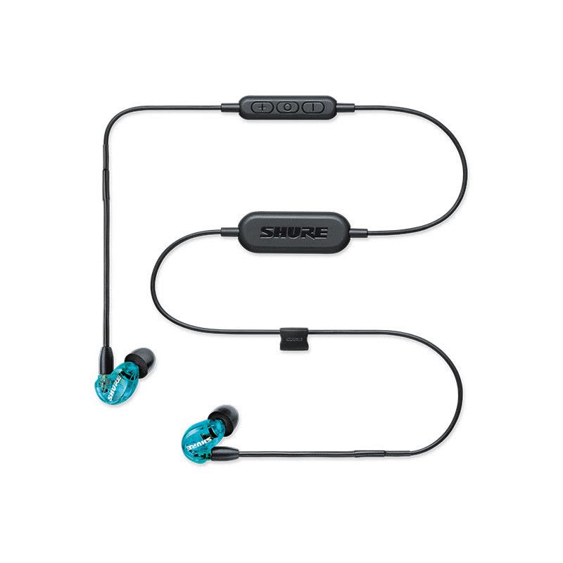 舒尔 Shure SE215SPE-BT1强劲重低音无线蓝牙入耳式运动HiFi手机耳机 通话特别版 蓝色图片