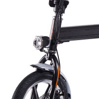 Airwheel爱尔威 电动车R6 一键电动伸缩智能折叠电动自行车折叠代步电瓶车(请标选黑白色)