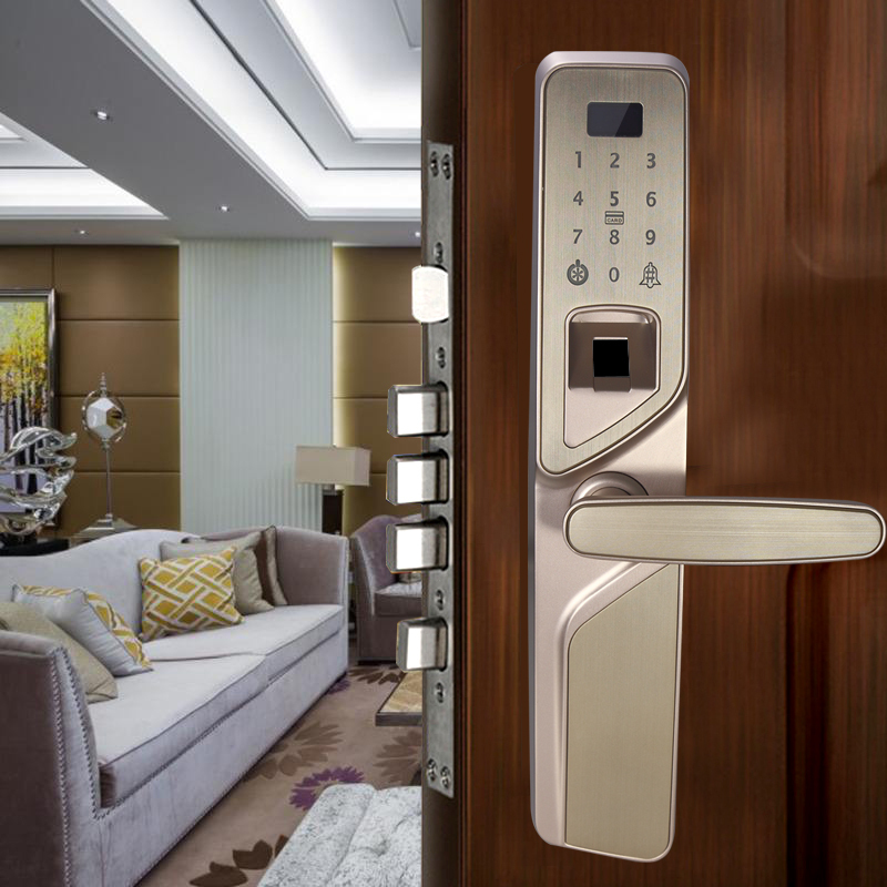 arrow箭牌指纹锁 a520智能指纹锁家用防盗门指纹密码锁电子门锁