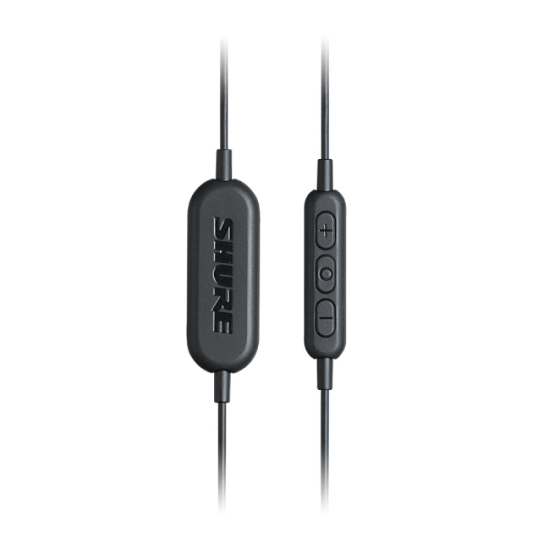 舒尔 SHURE RMCE-BT1 蓝牙耳机线 带三键遥控和语音通话功能 黑色