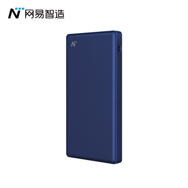 网易严选 网易智造 超薄聚合物 移动电源/充电宝 10000毫安 便携 适用于安卓/苹果/手机/平板 蓝色