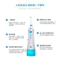 乐芭迪LEBODY便捷式冲牙器 FC158 电动冲牙器 家用口腔便携式洗牙器水牙3档线洗牙机洁牙器冲洗器白色