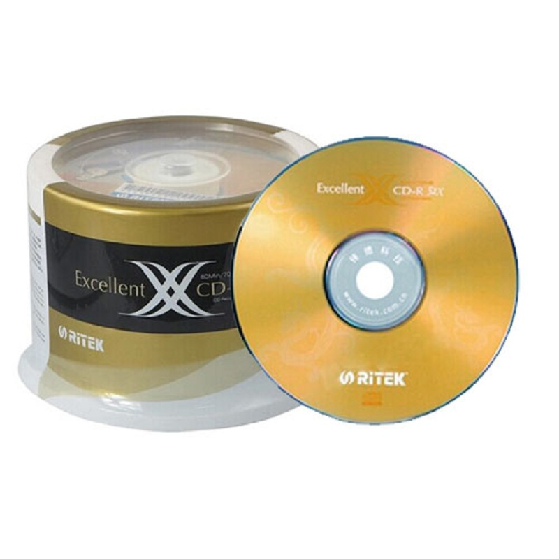 爱国者(AIGO) 52X 50片桶装 空白CD刻录LD 光盘 CD-R (桶)