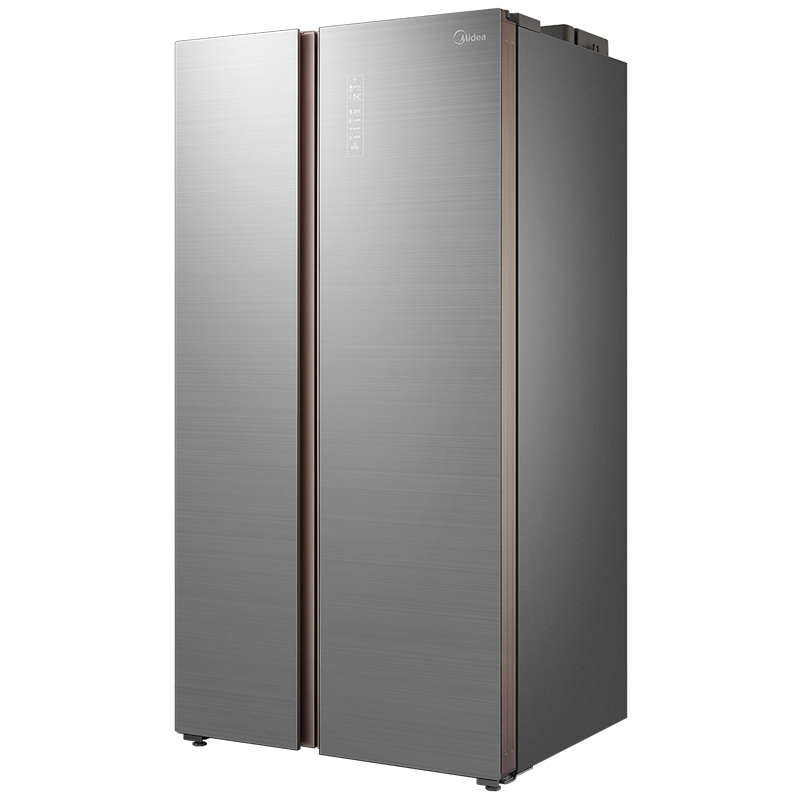 美的冰箱BCD-640WKGPZMB冰川银高清大图