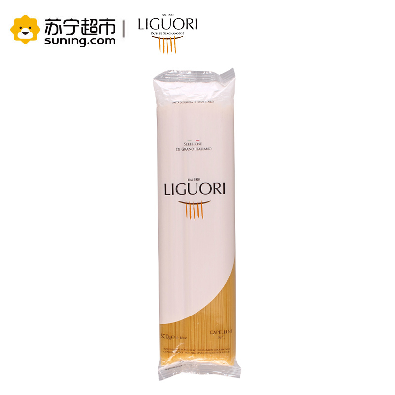 [苏宁超市]意大利进口 巧意牌LIGUORI 天使幼面500g