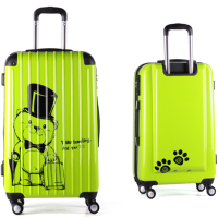 DreamGift礼想之光20/24寸拉杆箱万向轮男女旅行箱行李箱DX009 升级版芥末绿 20寸(起订量:50个)