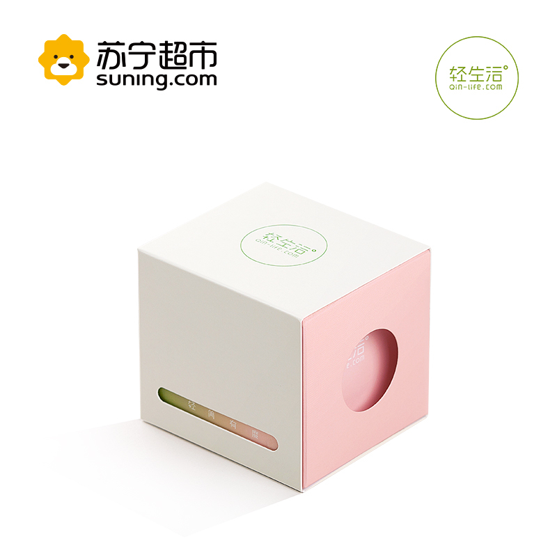 [苏宁超市]轻生活 纯棉卫生护垫170mm*12片 纯棉无添加薄款透气护垫巾