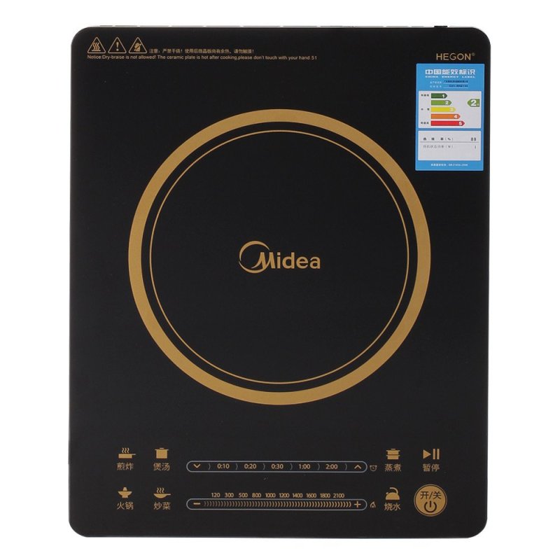 Midea/美的 C21-RH2114 电磁炉超薄多功能匀火智能触摸屏正品