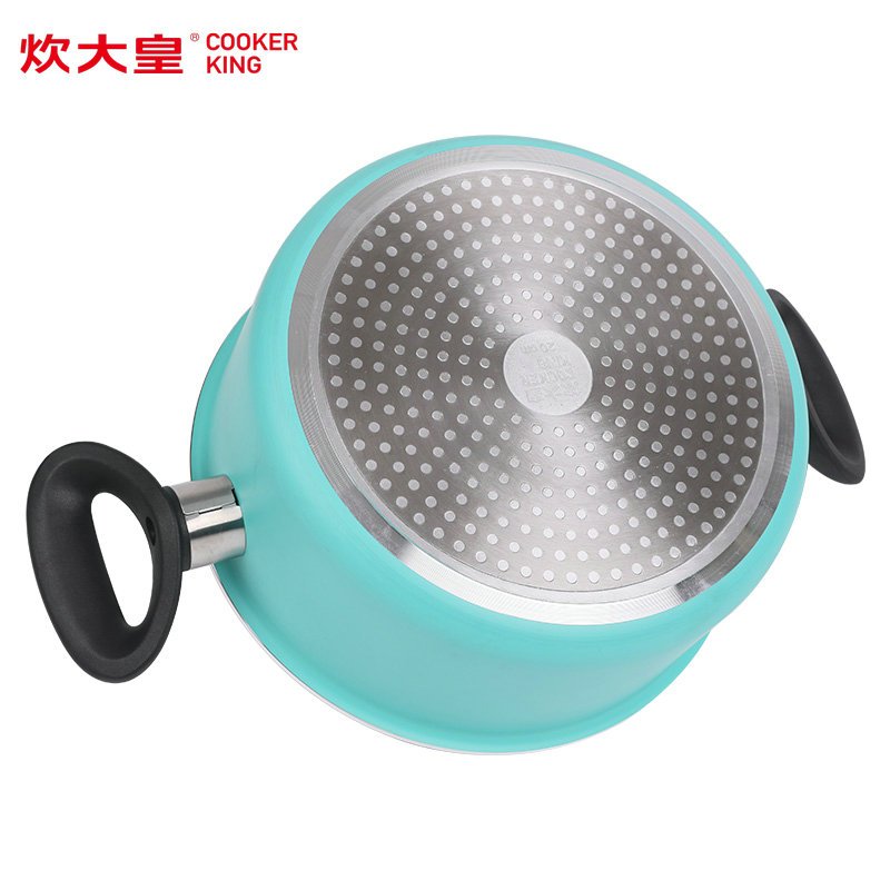 炊大皇(COOKER KING)汤锅 T20D1 家用小火锅煲汤锅具汤锅炖锅20cm加大不粘锅电磁炉通用