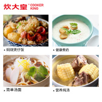 炊大皇(COOKER KING)汤锅 T20D2 不粘锅20CM家用电磁炉燃气通用小汤锅奶锅炖锅火锅锅具