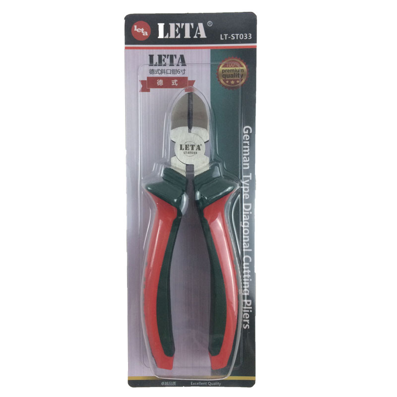 【苏宁自营】勒塔（LETA）工具 德式斜嘴钳6寸斜口 LT-ST033