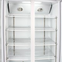 华美(Huamei)LC-520A 520升双门展示柜保鲜冷藏柜 铜管 立式商用 冰柜单门饮料柜 啤酒冷藏柜冰吧 侧开门