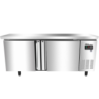 华美(Huamei)TCF-1500 1.5米工作台 冷藏操作台 商用 厨房操作台 全不锈钢 卧式冰柜 冷藏柜