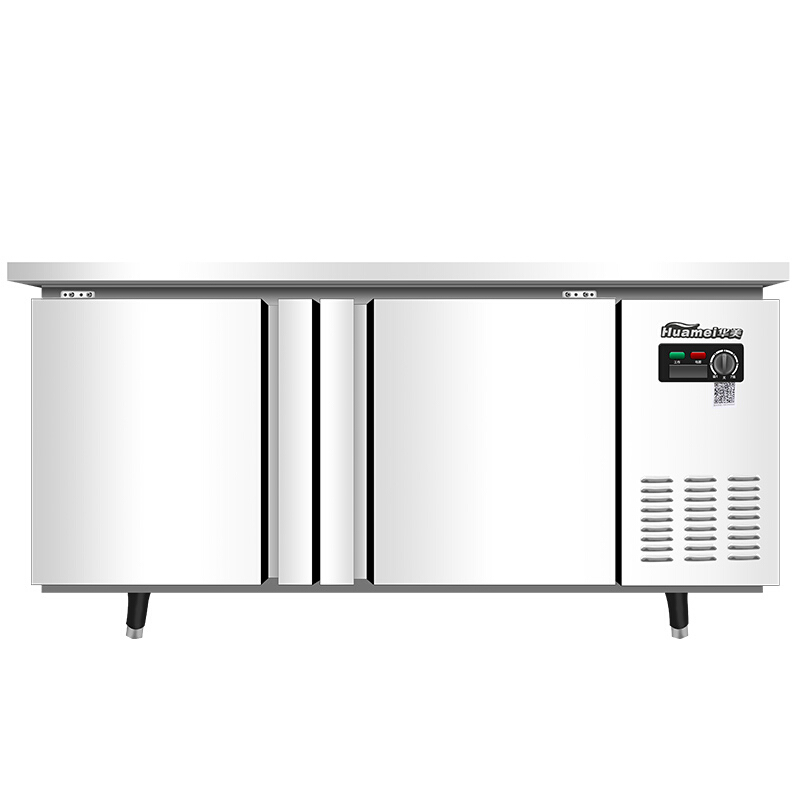 华美(Huamei)TCF-1500 1.5米工作台 冷藏操作台 商用 厨房操作台 全不锈钢 卧式冰柜 冷藏柜