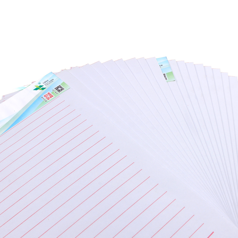 玉禄纸品(YULU PAPER) 单线稿纸信纸本批发稿纸文稿书写信笺信签纸方格400格作文纸学生用10本装