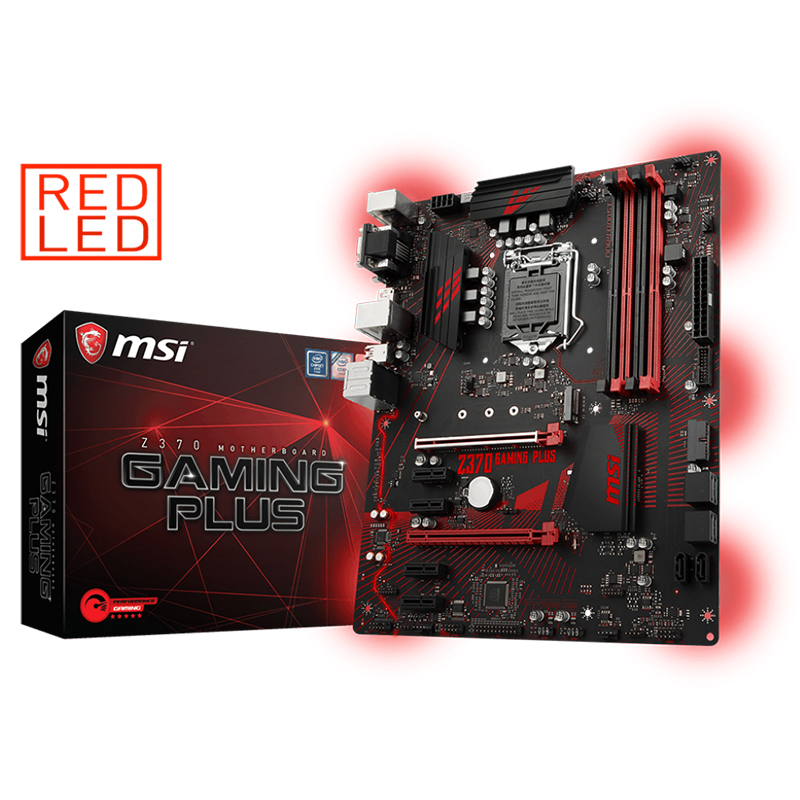 微星(MSI)Z370 GAMING PLUS 台式机游戏主板(INTEL平台/LGA1151)高清大图