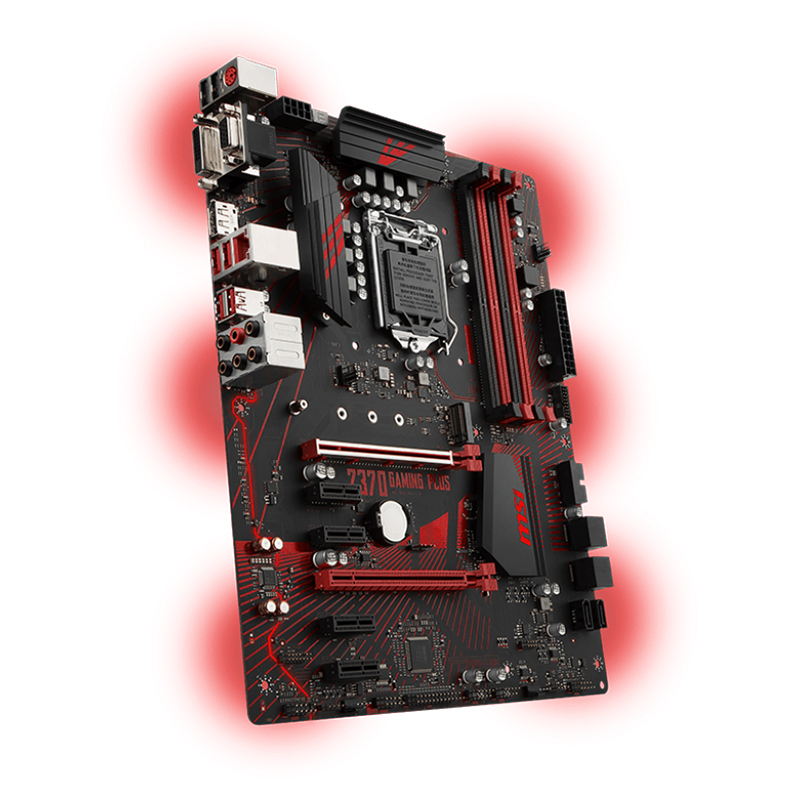 微星(MSI)Z370 GAMING PLUS 台式机游戏主板(INTEL平台/LGA1151)高清大图