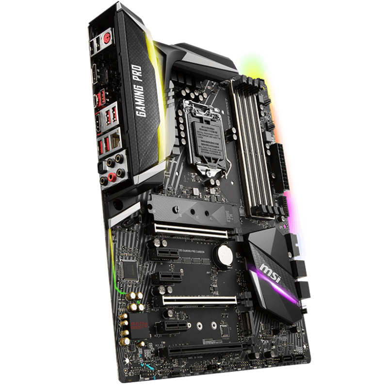 微星(MSI)Z370 GAMING PRO CARBON 台式机超频游戏主板(INTEL平台/LGA1151)