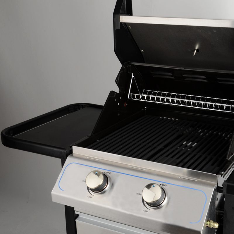 BG1082B 烧烤炉 家用 户外 不锈钢 液化气烧烤炉大号BBQ 气碳两用