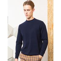 富贵鸟冬季新款男士圆领羊绒衫春上羊绒毛衣针织打底衫FGN0006