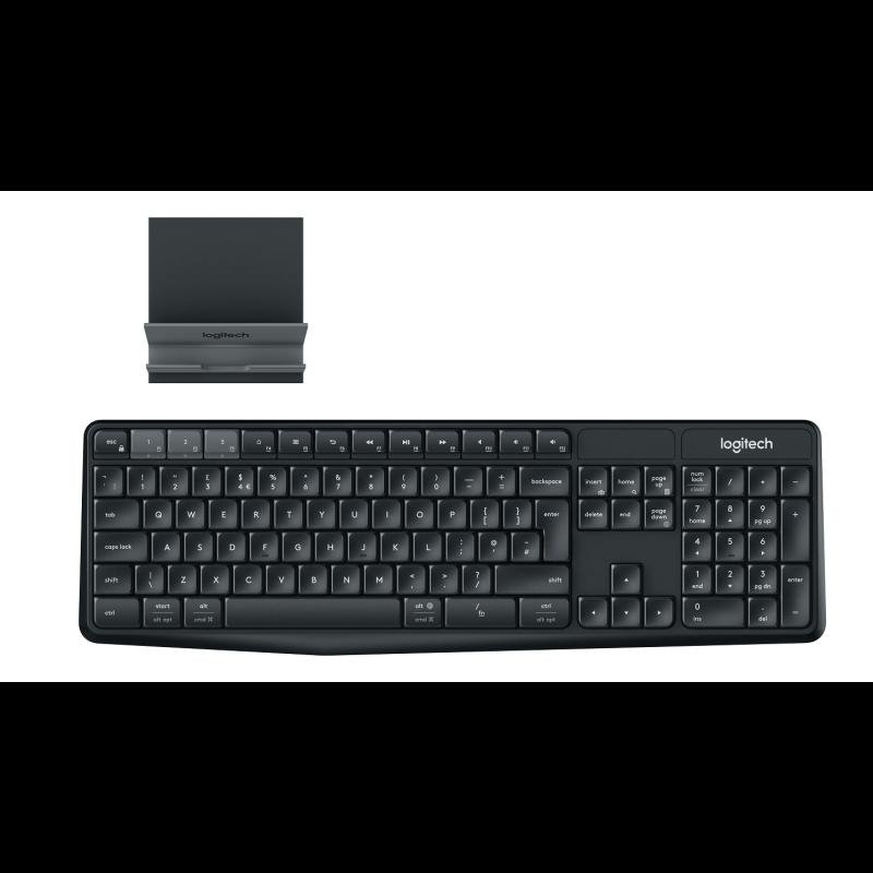 LOGITECH 920-008253 K375S MULTI-DEVICE WRL KB & STAND COMBO