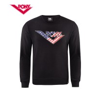 Pony波尼春夏季男套头卫衣纯棉运动衫休闲男运动服