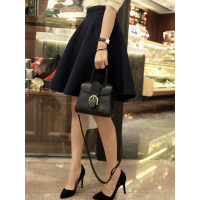 希娅高腰毛呢半身裙中长款蓬蓬裙包臀a字裙大码大摆伞裙XD2010