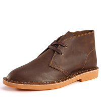 西瑞马丁靴男士靴子男靴英伦工装沙漠靴雪地高帮男鞋短靴冬季棉靴加绒3233