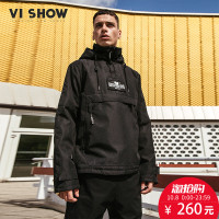 VIISHOW棉衣男高领套头外套潮新款棉服男士韩版宽松棉衣MC2302174