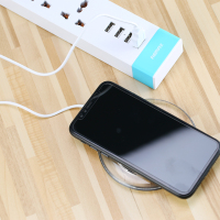 睿量(REMAX) 无线充电器 苹果8/iPhoneX充电底座8Plus手机通用三星noteS8快充 黑色