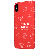 优加 iPhone X手机壳/手机套/保护壳/保苹果X手机套/保护壳Hello Kitty卡通硅胶防摔软壳