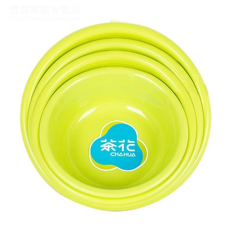 茶花33寸塑料盆洗脸盆脚盆洗衣盆0507 颜色随机(个)