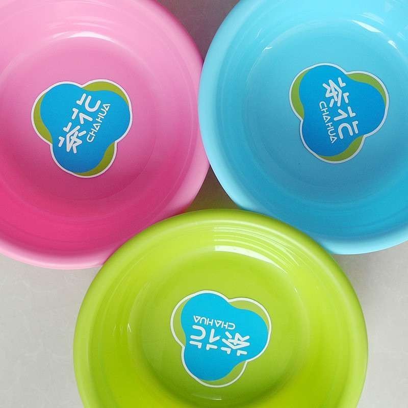 茶花33寸塑料盆洗脸盆脚盆洗衣盆0507 颜色随机(个)