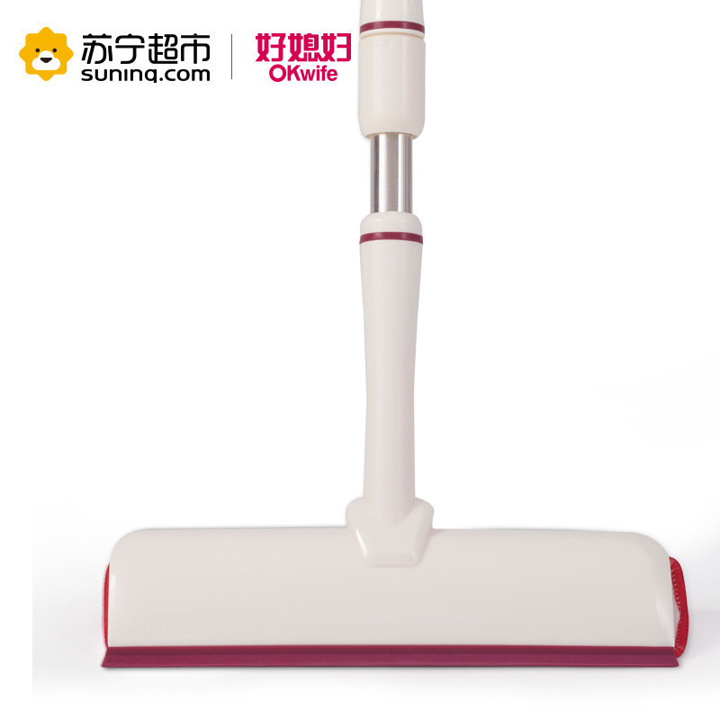 好媳妇(okaywife)U系列不锈钢擦玻璃器双面擦窗器家用玻璃窗擦刮水擦玻璃神器 白色